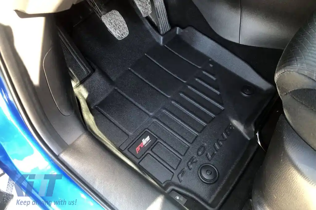 Mănuși de cauciuc specifice, potrivite pentru Mazda CX-5 2012-2017, set de 4 piese, culoare neagră, cu garanție de 24 de luni din seria Frogum 3D ProLine.-image-6222473