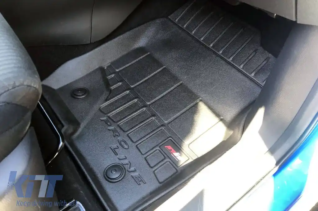 Mănuși de cauciuc specifice, potrivite pentru Mazda CX-5 2012-2017, set de 4 piese, culoare neagră, cu garanție de 24 de luni din seria Frogum 3D ProLine.-image-6222474