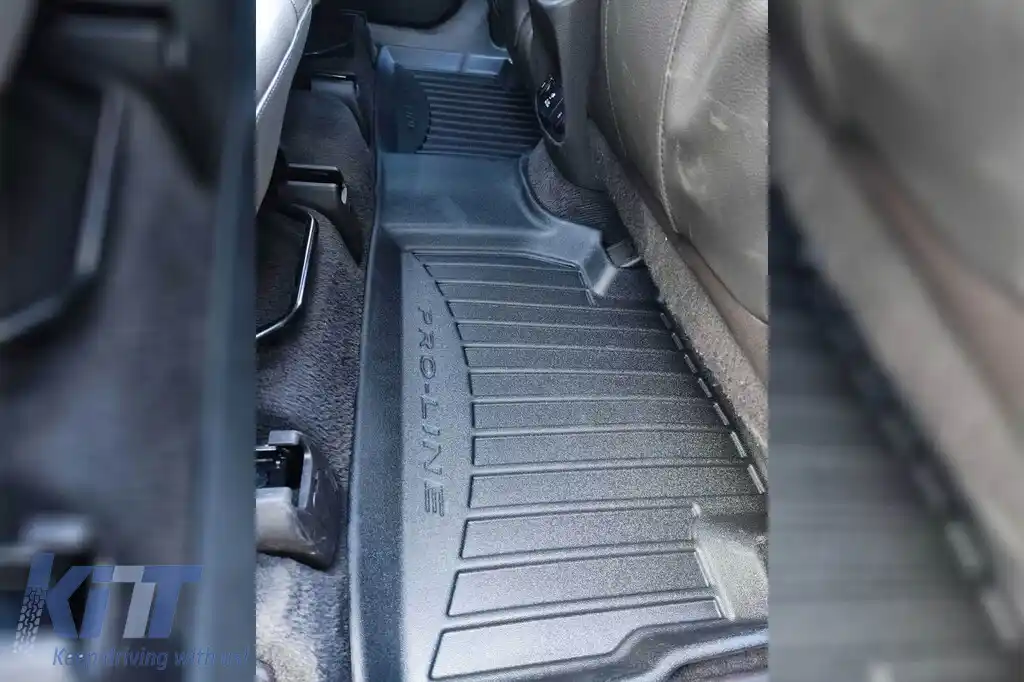 Mănuși de cauciuc specifice, potrivite pentru Hyundai Santa Fe după 2019, nu sunt potrivite pentru Hybrid, set de 3 piese, culoare neagră, cu garanție de 24 de luni-image-6222529