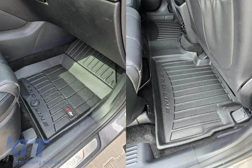 Mănuși de cauciuc specifice, potrivite pentru Hyundai Santa Fe după 2019, nu sunt potrivite pentru Hybrid, set de 3 piese, culoare neagră, cu garanție de 24 de luni-image-6222532