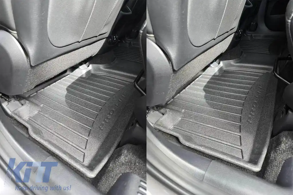 Mănuși de cauciuc specifice, potrivite pentru Hyundai Santa Fe după 2019, nu sunt potrivite pentru Hybrid, set de 3 piese, culoare neagră, cu garanție de 24 de luni-image-6222533