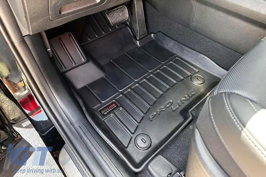 Mănuși de cauciuc specifice, potrivite pentru KIA Sorento Hybrid XL după 2020, set de 4 piese, culoare neagră, cu garanție de 24 de luni-image-6222679