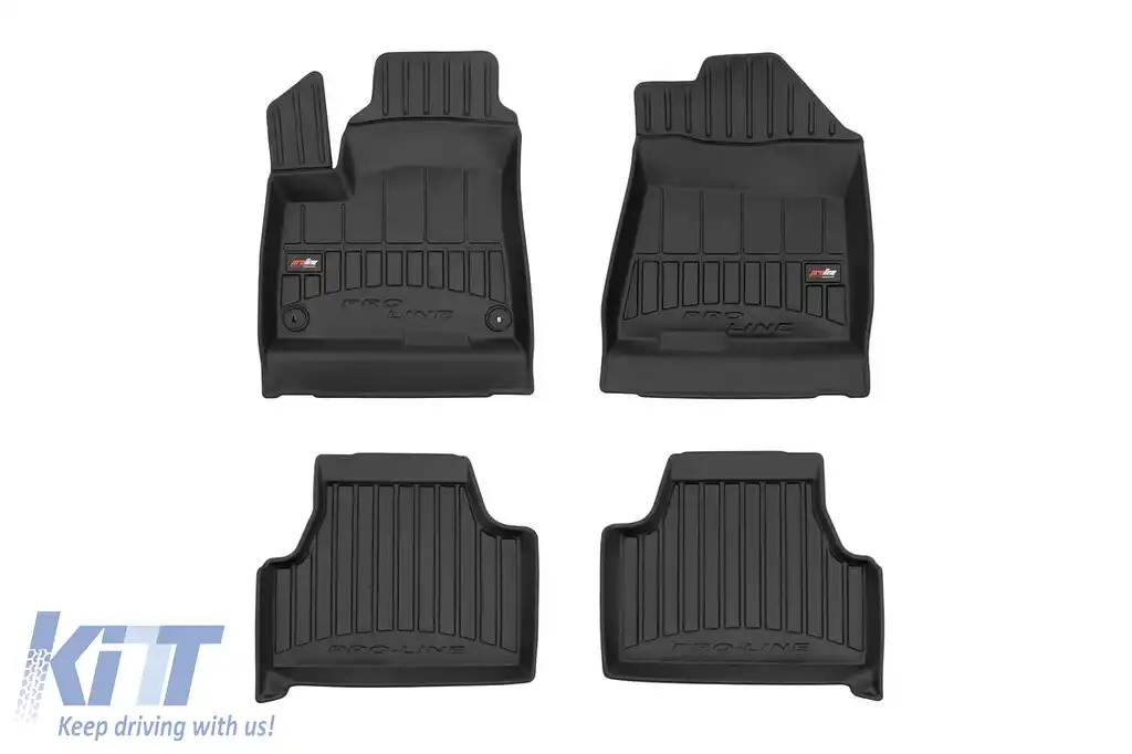 Mănuși de cauciuc specifice potrivite pentru KIA E-soul după 2019, set de 4 piese, culoare neagră, cu garanție de 24 de luni