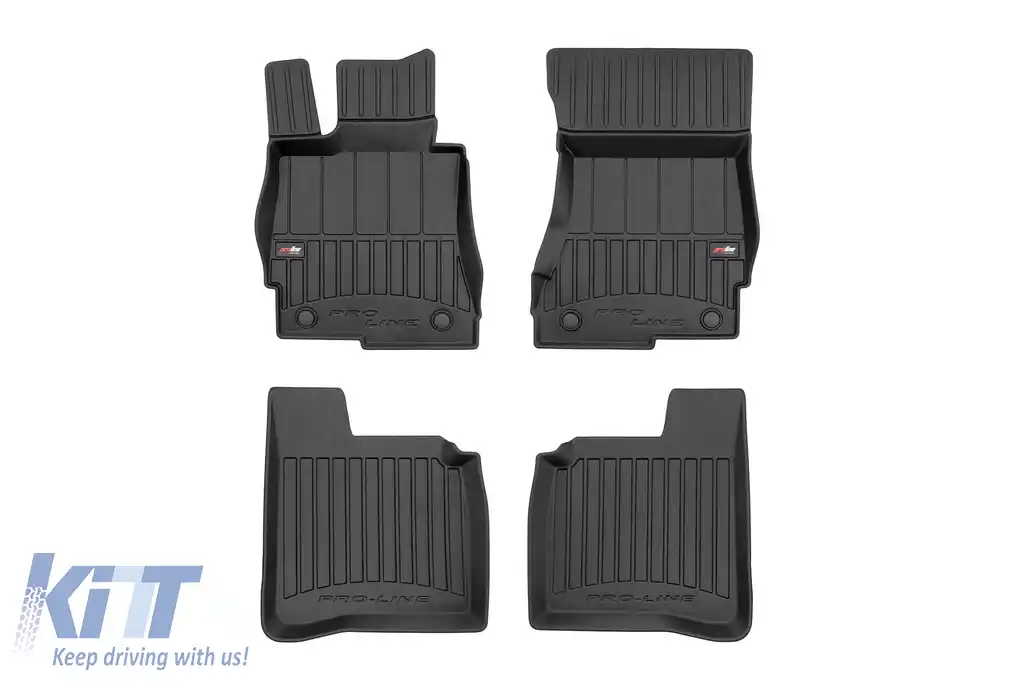 Mănuși de cauciuc specifice potrivite pentru Mercedes S class W221 cu ampatament lung 2005-2013, set de 4 piese, culoare neagră, cu garanție de 24 de luni