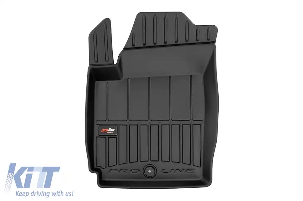 Mănuși de cauciuc specifice potrivite pentru KIA Picanto 2003-2011, set de 4 piese, culoare neagră, cu garanție de 24 de luni din seria Frogum 3D ProLine.-image-6222965