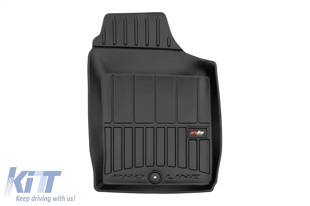 Mănuși de cauciuc specifice potrivite pentru KIA Picanto 2003-2011, set de 4 piese, culoare neagră, cu garanție de 24 de luni din seria Frogum 3D ProLine.-image-6222966