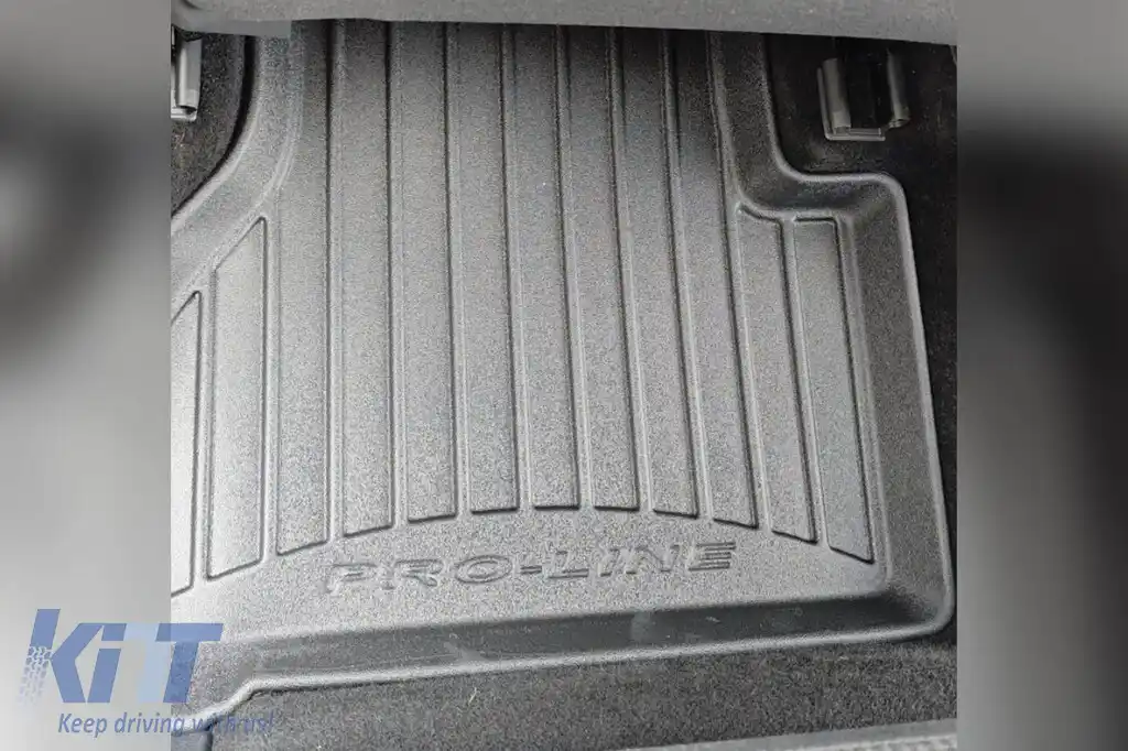 Mănuși de cauciuc specifice potrivite pentru Volkswagen Caddy după 2021, set de 4 piese, culoare neagră, cu garanție de 24 de luni-image-6223023