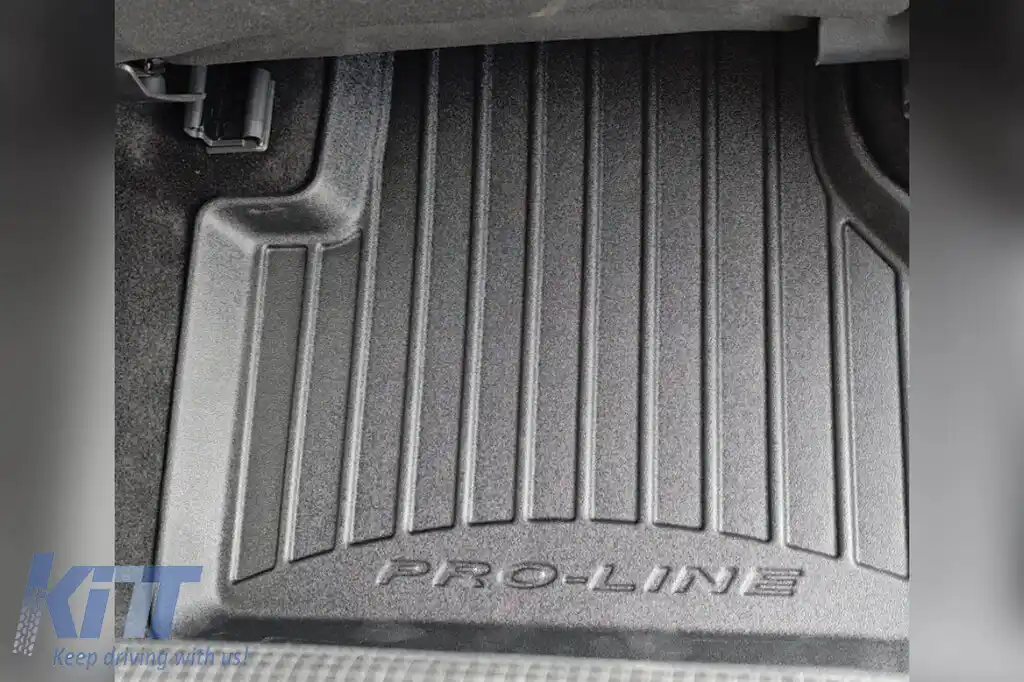 Mănuși de cauciuc specifice potrivite pentru Volkswagen Caddy după 2021, set de 4 piese, culoare neagră, cu garanție de 24 de luni-image-6223024