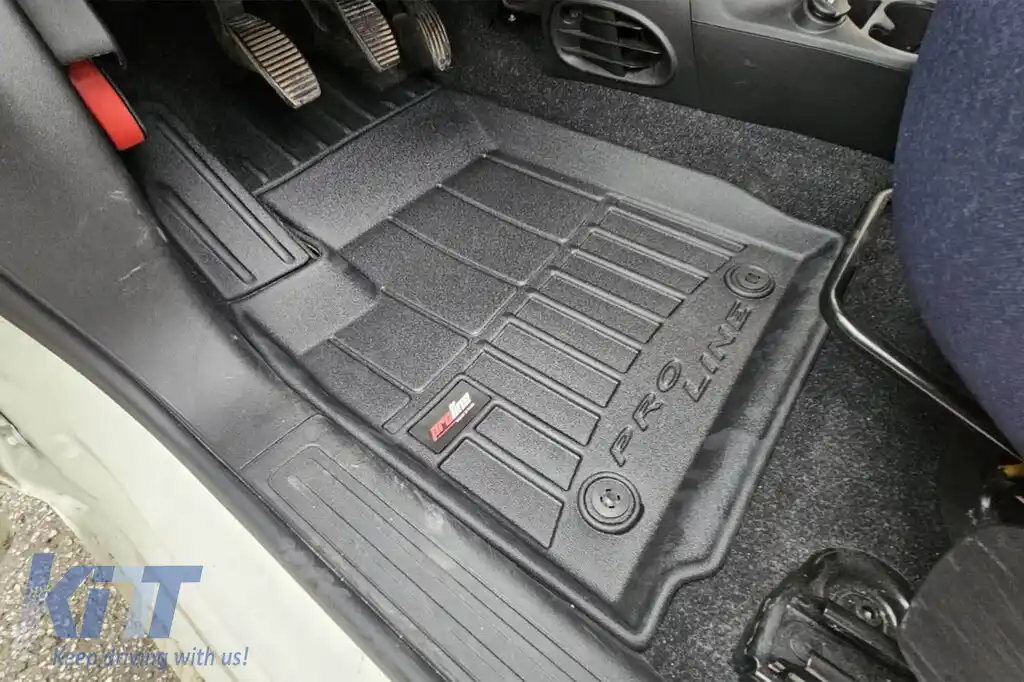 Mănuși de cauciuc specifice potrivite pentru Fiat 500 II Hybrid după 2020, set de 4 piese, culoare neagră, cu garanție de 24 de luni-image-6223150