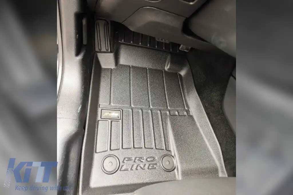 Mănuși de cauciuc specifice potrivite pentru Ford Mustang coupe 2014-2023, Ford Mustang după 2023, set de 4 piese, culoare neagră, cu garanție de 24 de luni-image-6223274