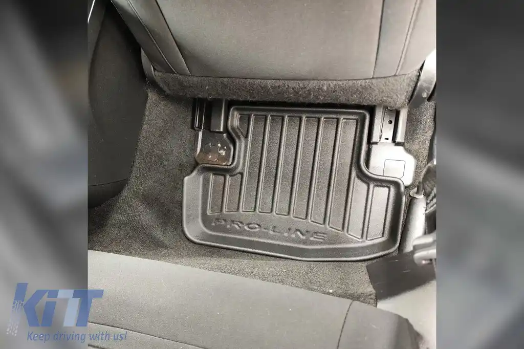 Mănuși de cauciuc specifice potrivite pentru Ford Mustang coupe 2014-2023, Ford Mustang după 2023, set de 4 piese, culoare neagră, cu garanție de 24 de luni-image-6223276