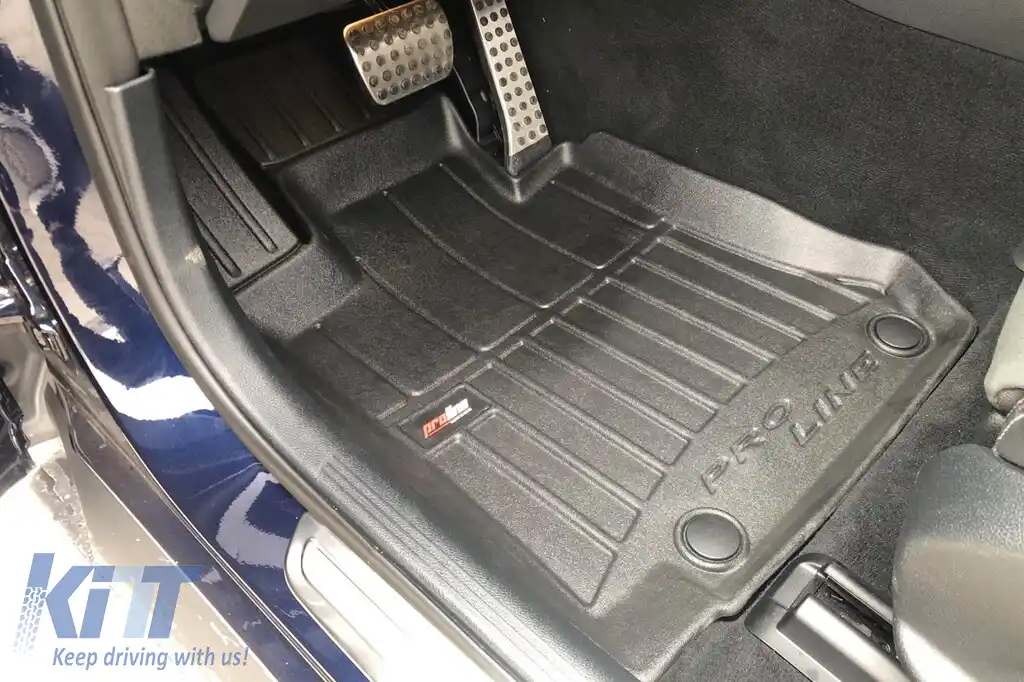 Mănuși de cauciuc specifice, potrivite pentru Mercedes EQC după 2019, set de 4 piese, culoare neagră, cu garanție de 24 de luni-image-6223281