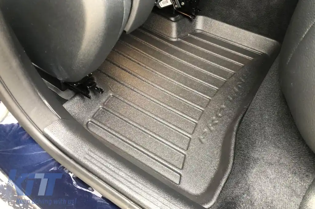 Mănuși de cauciuc specifice, potrivite pentru Mercedes EQC după 2019, set de 4 piese, culoare neagră, cu garanție de 24 de luni-image-6223283