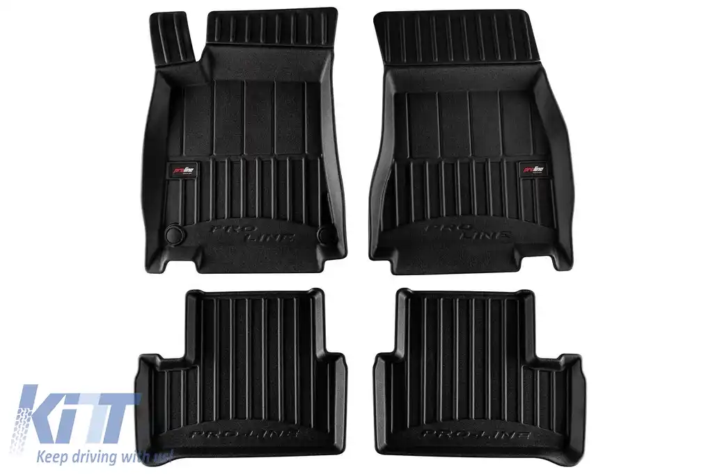 Mănuși de cauciuc specifice potrivite pentru Mercedes A class W177 după 2018, set de 4 piese, culoare neagră, cu garanție de 24 de luni-image-6223392