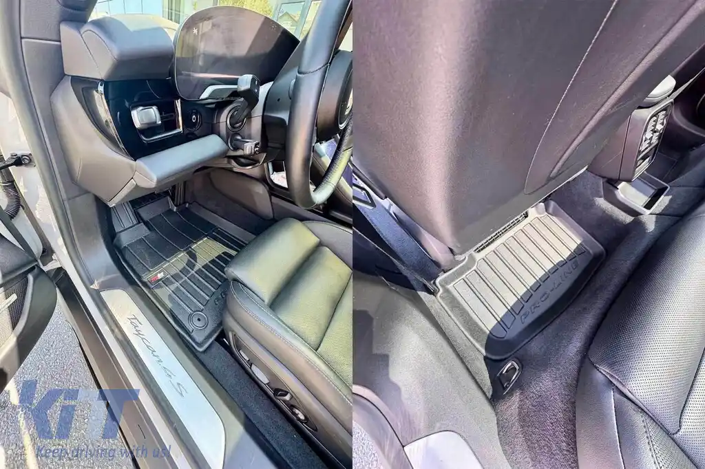 Mănuși de cauciuc specifice, potrivite pentru Audi E-tron GT după 2020, Porsche Taycan după 2019, set de 4 piese, culoare neagră, cu garanție de 24 de luni-image-6223469