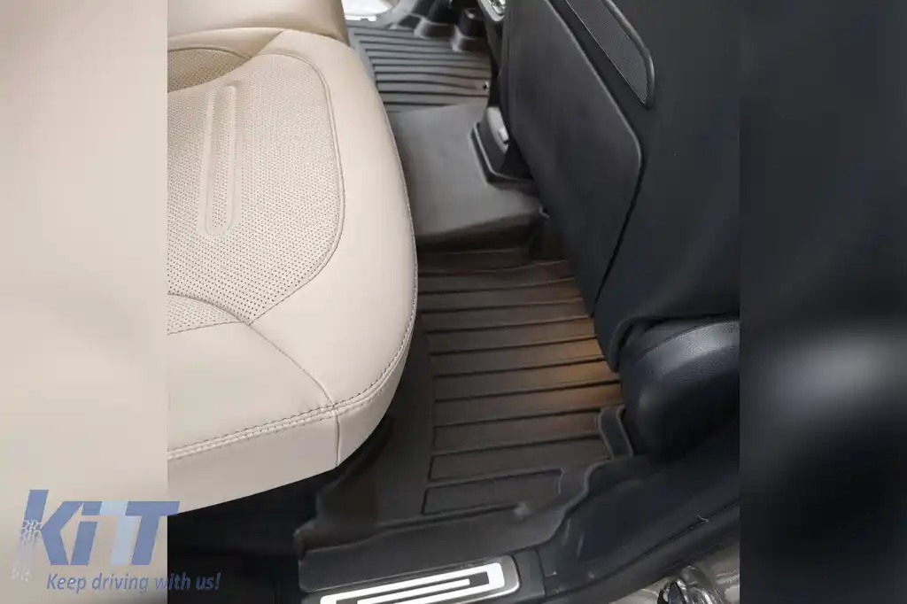 Mănuși de cauciuc specifice potrivite pentru Mercedes G class W464 2018-2023, W465 după 2024, set de 3 piese, culoare neagră, cu garanție de 24 de luni-image-6223658