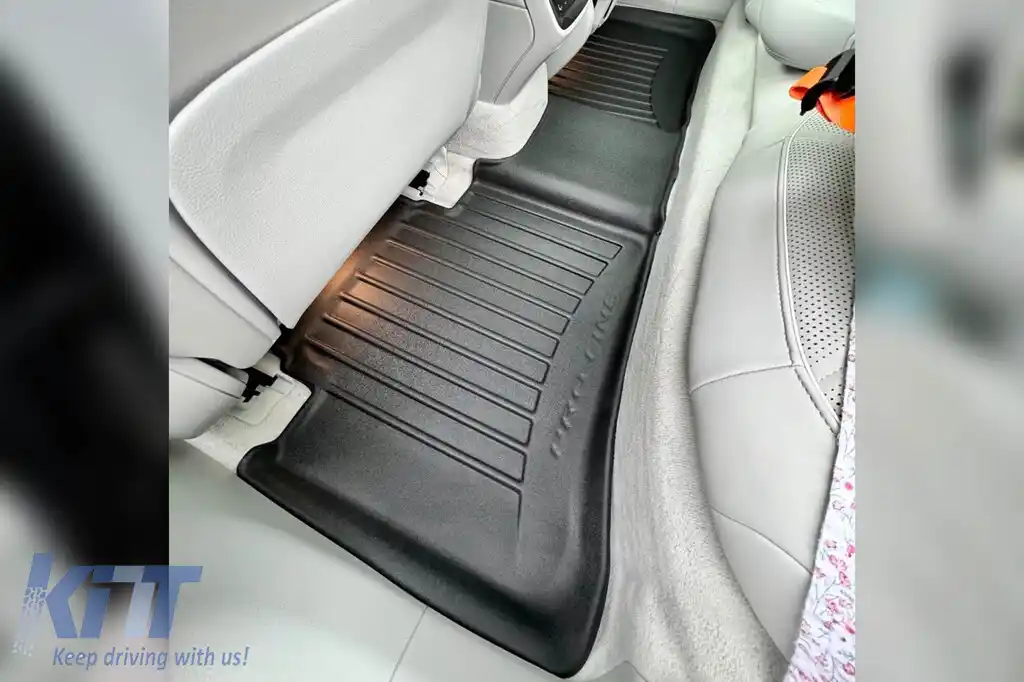 Mănuși de cauciuc specifice potrivite pentru Mercedes EQS V297 sedan după 2021, set de 3 piese, culoare neagră, cu garanție de 24 de luni-image-6223734