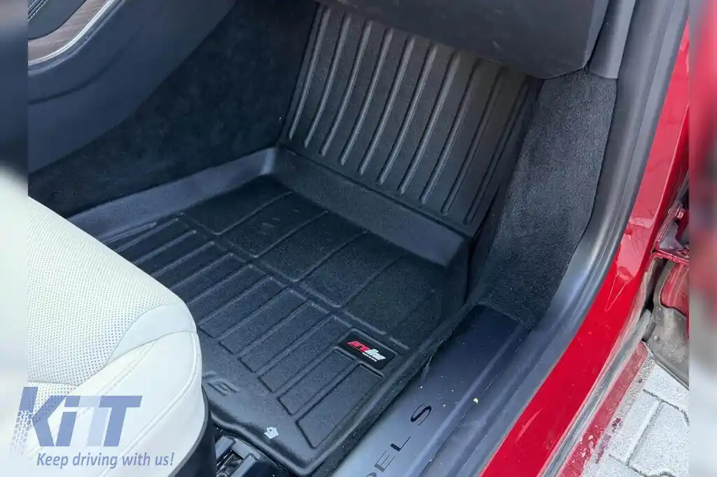 Mănuși de cauciuc specifice potrivite pentru Tesla Model S Liftback după 2021, set de 3 piese, culoare neagră, cu garanție de 24 de luni-image-6223742