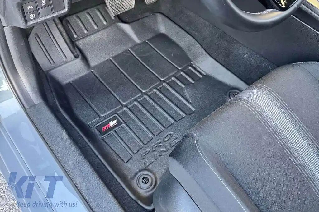 Mănuși de cauciuc specifice potrivite pentru Honda Civic XI Hybrid după 2022, set de 3 piese, culoare neagră, cu garanție de 24 de luni-image-6223826