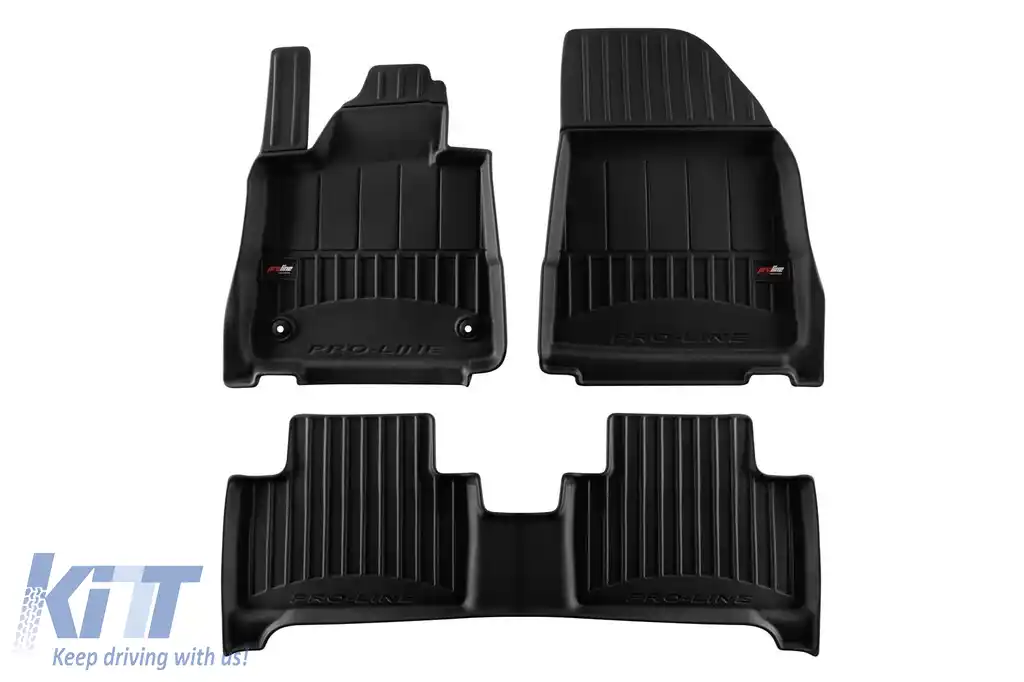 Mănuși de cauciuc specifice potrivite pentru Volvo EX30 după 2023, set de 3 piese, culoare neagră, cu garanție de 24 de luni