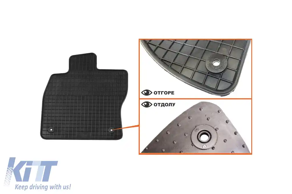 Mănuși de cauciuc specifice, potrivite pentru Audi A3 Sportback 2013-2020, Volkswagen Golf 7 hatchback, wagon, Alltrack 2012-2019, Golf 8 după 2019, Seat Leon, Leon ST wagon 2012-2020, set de 4 piese,-image-6226282
