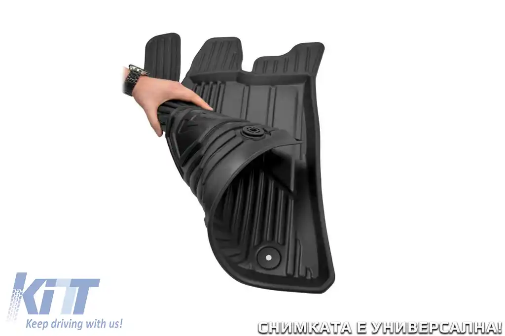 Mănuși de cauciuc specifice, potrivite pentru Jeep Compass 2006-2016, Dodge Caliber 2006-2011, set de 4 piese, culoare neagră din seria Frogum Nr. 77-image-6227124