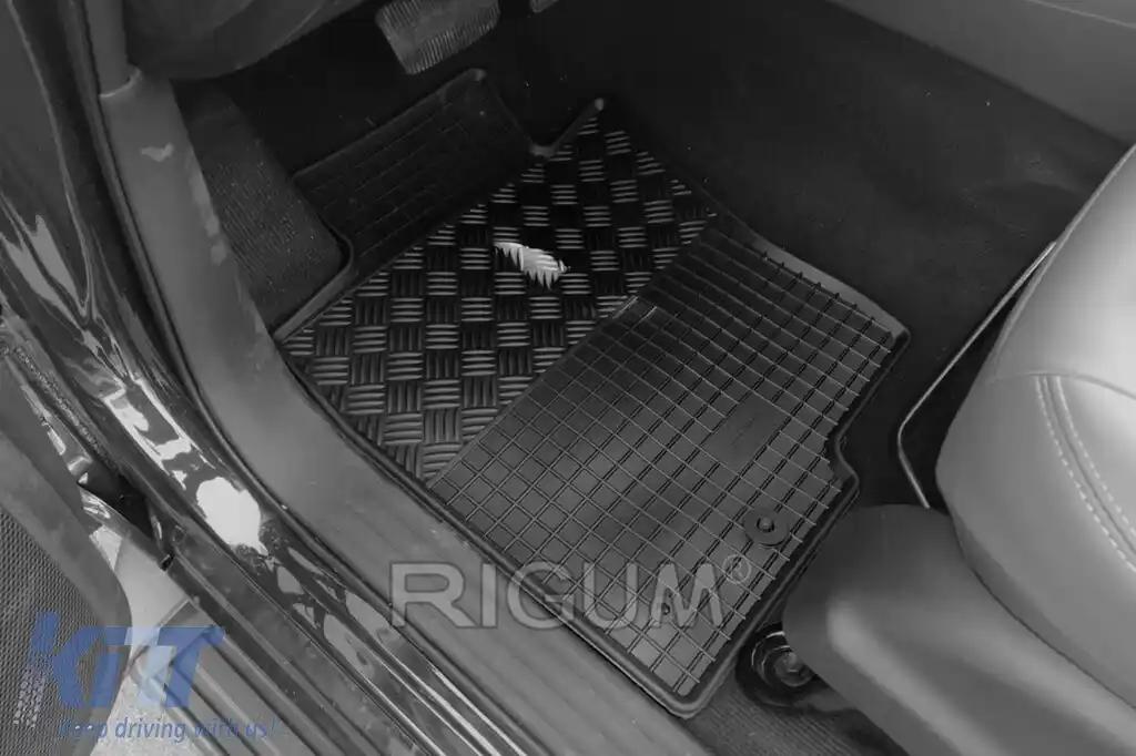 Mănuși de cauciuc specifice, potrivite pentru Nissan Navara cu tunel după 2016, Renault Alaskan cu tunel, Dongfeng DF6, Rich 6 după 2017, set de 5 piese, culoare neagră-image-6229043