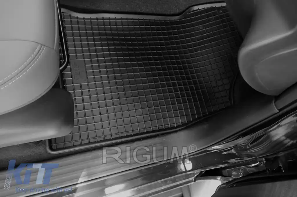 Mănuși de cauciuc specifice, potrivite pentru Nissan Navara cu tunel după 2016, Renault Alaskan cu tunel, Dongfeng DF6, Rich 6 după 2017, set de 5 piese, culoare neagră-image-6229044