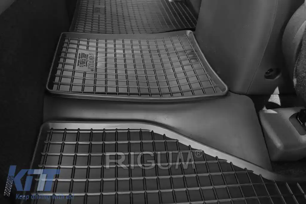 Mănuși de cauciuc specifice, potrivite pentru Nissan Navara cu tunel după 2016, Renault Alaskan cu tunel, Dongfeng DF6, Rich 6 după 2017, set de 5 piese, culoare neagră-image-6229045