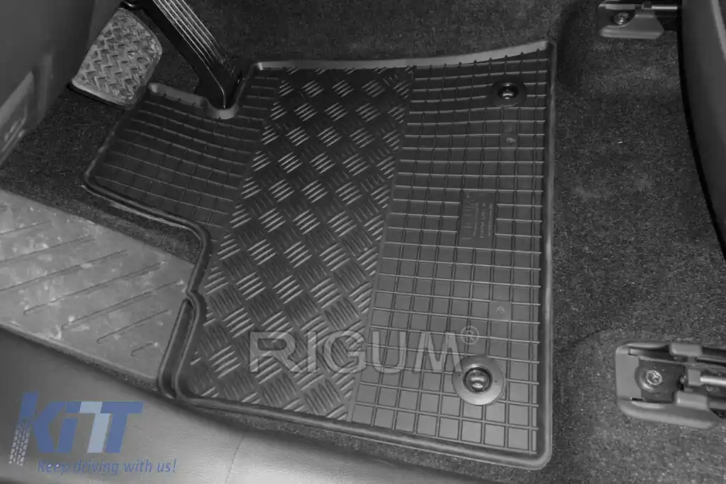 Mănuși de cauciuc specifice, potrivite pentru Toyota Rav4, Rav4 Hybrid după 2019, Suzuki Across după 2021, set de 4 piese, culoare neagră-image-6229120