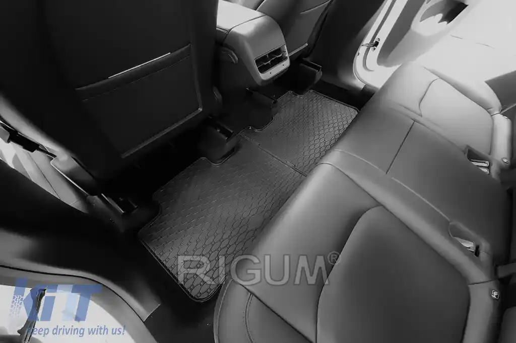 Mănuși de cauciuc specifice potrivite pentru Tesla Model Y 2020-2025, set de 4 piese, culoare neagră-image-6229346