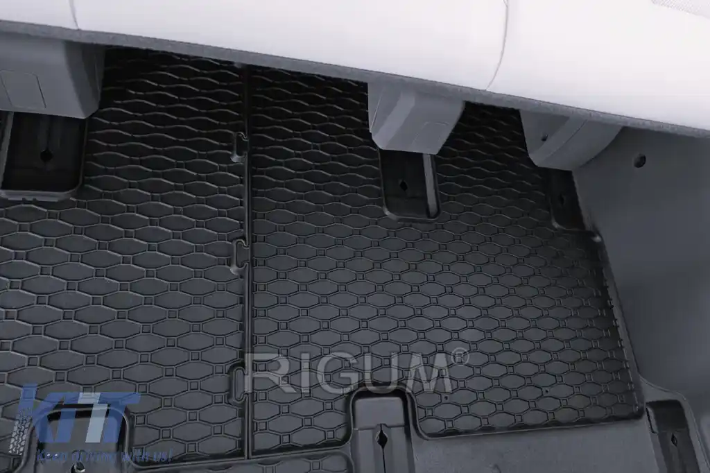 Mănuși de cauciuc specifice potrivite pentru Hyundai Staria rândul doi+trei 7 locuri după 2022, 6 piese, negru-image-6229397