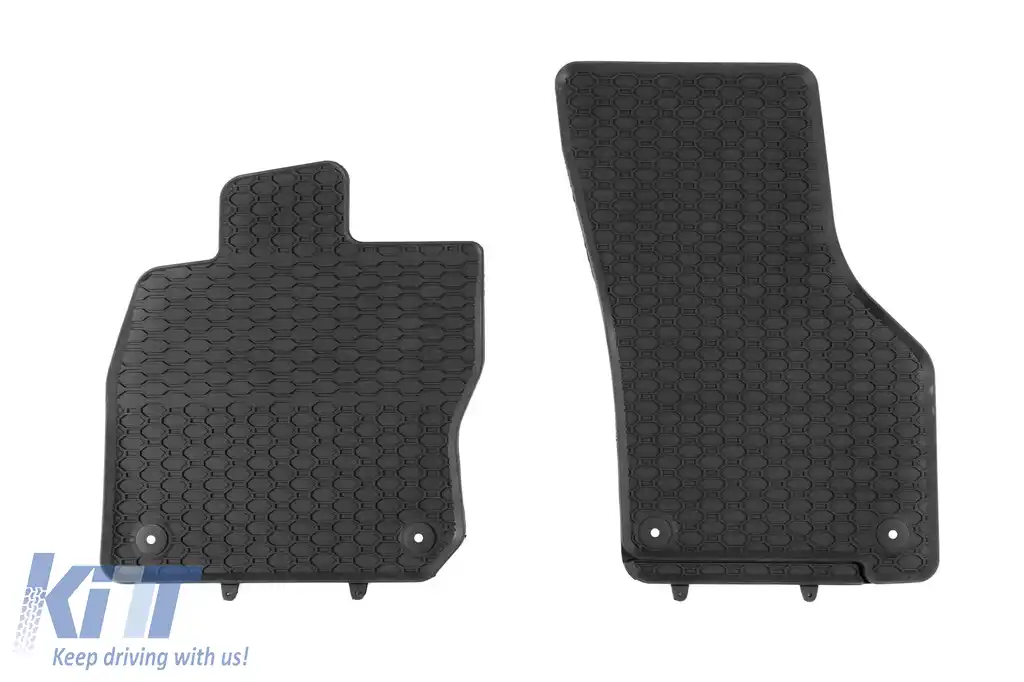 Mănuși de cauciuc specifice potrivite pentru Geyer & Hosaja Seat Leon, Volkswagen Golf VIII eTSI MHeV, Skoda Octavia e-Tec MHeV wagon după 2020, set de 4 piese, culoare neagră-image-6229751