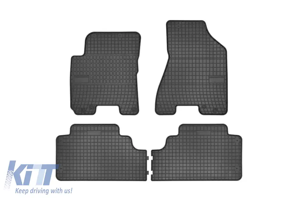 Mănuși de cauciuc specifice potrivite pentru Hyundai Tucson, Kia Sportage 2002-2010, set de 4 piese, culoare neagră