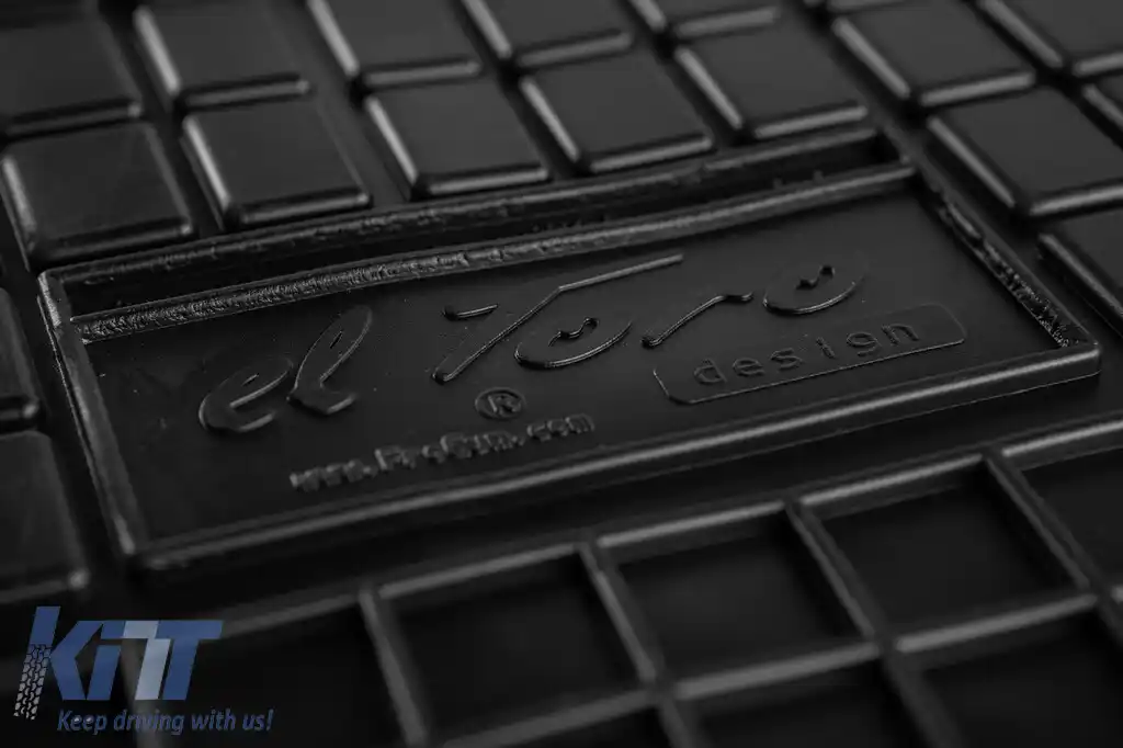 Mănuși de cauciuc specifice potrivite pentru seria Frogum El Toro pentru Peugeot Partner, Citroen Berlingo 2008-2018, set de 4 piese, culoare neagră-image-6230276