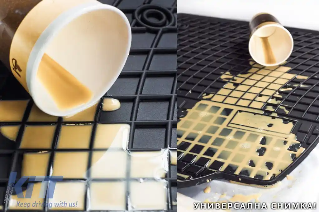 Mănuși de cauciuc specifice potrivite pentru seria Frogum El Toro pentru Peugeot Partner, Citroen Berlingo 2008-2018, set de 4 piese, culoare neagră-image-6230279