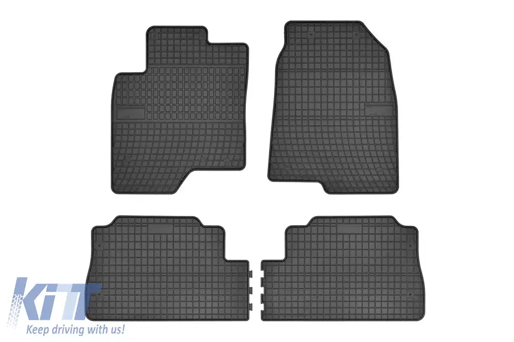 Mănuși de cauciuc specifice potrivite pentru seria Frogum El Toro pentru Chevrolet Captiva, Opel Antara 2006-2015, set de 4 piese, culoare neagră