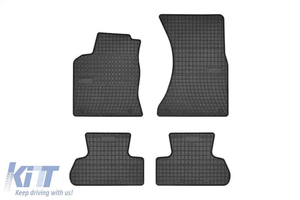 Mănuși de cauciuc specifice potrivite pentru Audi Q5 2009-2017, set de 4 piese, culoare neagră