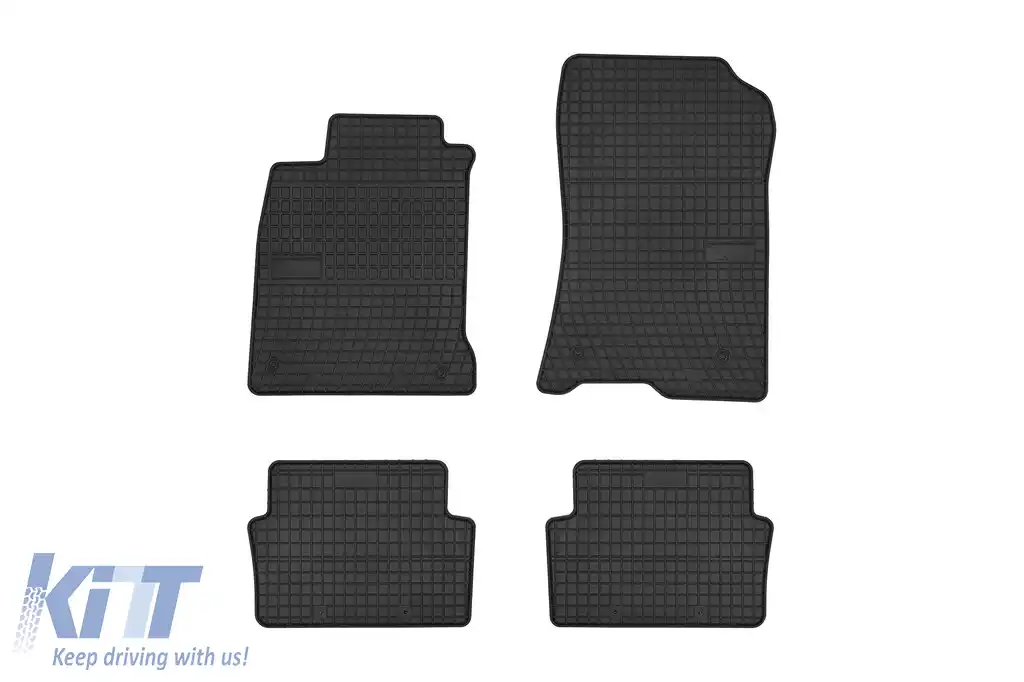 Mănuși de cauciuc specifice potrivite pentru Renault Laguna 2007-2015, set de 4 piese, culoare neagră