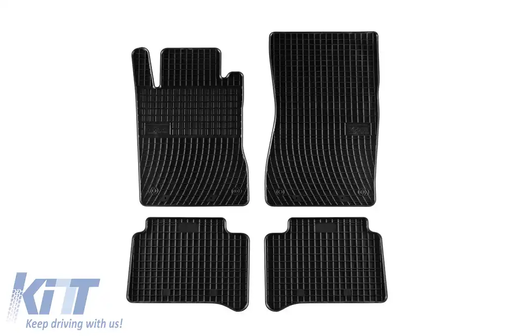 Mănuși de cauciuc specifice, potrivite pentru Mercedes E class W211 2002-2009, CLS C219 2004-2010, set de 4 piese, culoare neagră