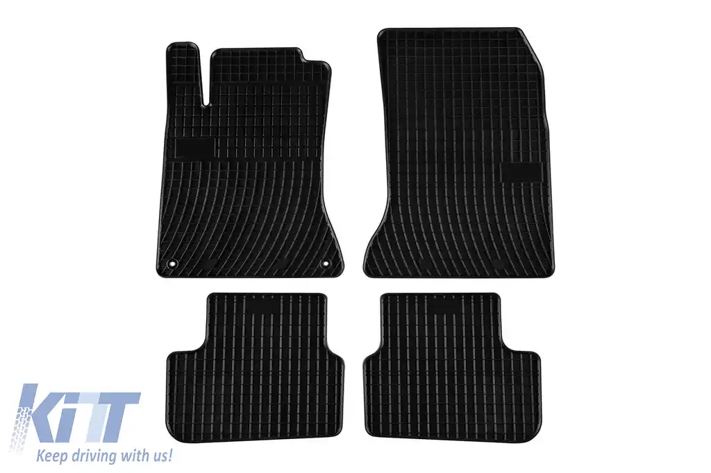 Mănuși de cauciuc specifice potrivite pentru seria Frogum El Toro pentru Mercedes A class W176 2011-2018, CLA C117 2013-2019, GLA X156 2013-2019, set de 4 piese, culoare neagră