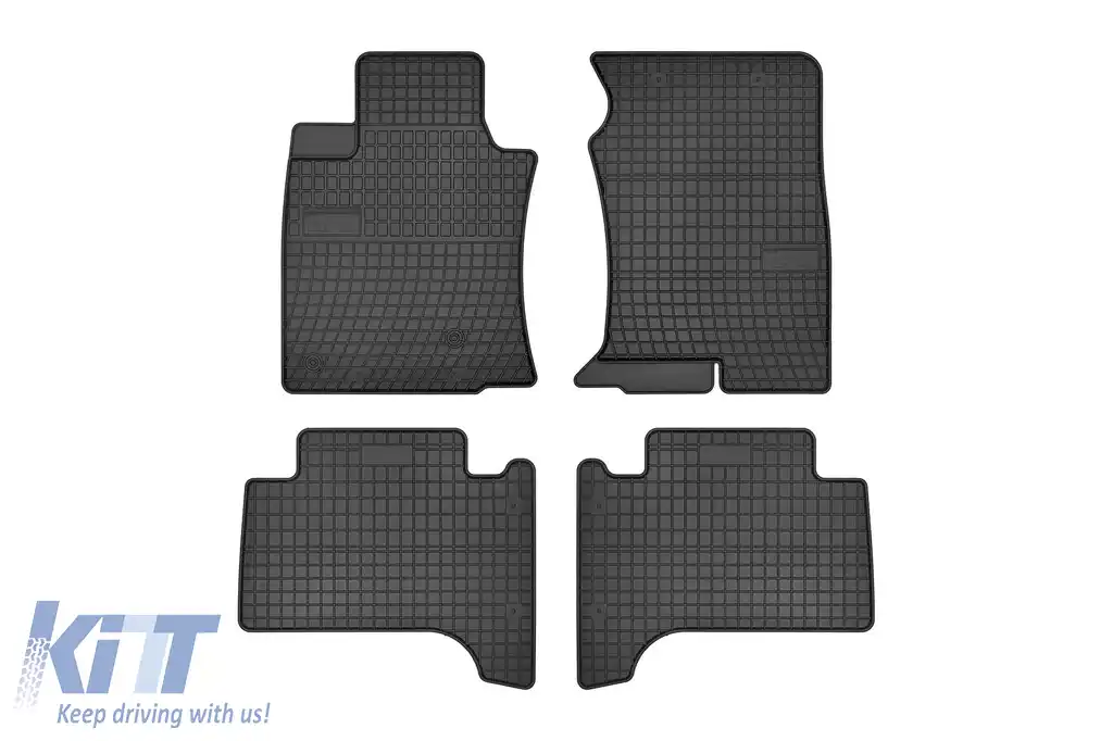 Mănuși de cauciuc specifice potrivite pentru seria Frogum El Toro pentru Toyota Land Cruiser J120 2002-2009, J150 Prado după 2009, set de 4 piese, culoare neagră