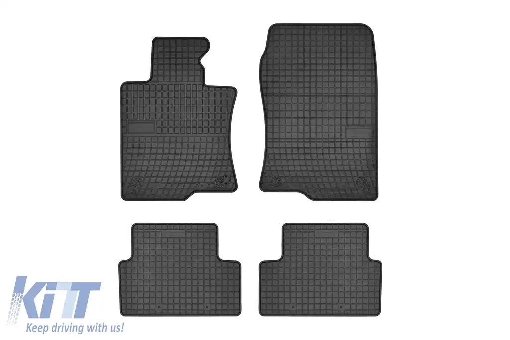 Mănuși de cauciuc specifice, potrivite pentru Honda Accord 2008-2015, set de 4 piese, culoare neagră din seria Frogum El Toro