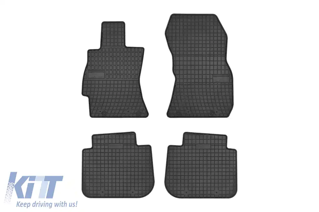 Mănuși de cauciuc specifice, potrivite pentru seria Frogum El Toro pentru Subaru Forester 2013-2018, Outback 2009-2014, Legacy 2009-2014, set de 4 piese, culoare neagră