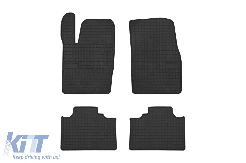 Mănuși de cauciuc specifice potrivite pentru seria Frogum El Toro pentru Jeep Grand Cherokee WK2 după 2010, set de 4 piese, culoare neagră