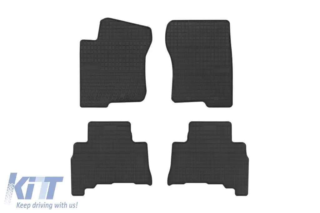 Mănuși de cauciuc specifice potrivite pentru seria Frogum El Toro pentru Toyota Land Cruiser J150 după 2017, set de 4 piese, culoare neagră