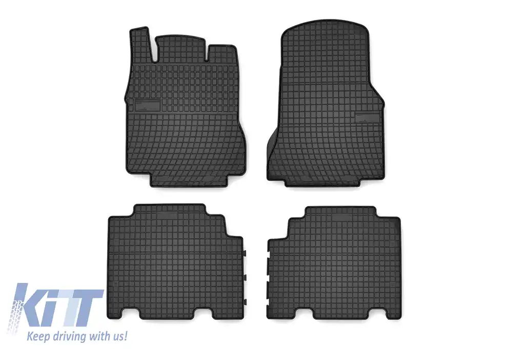 Mănuși de cauciuc specifice potrivite pentru Mercedes A class W168 2001-2004 cu ampatament lung, set de 4 piese, culoare neagră