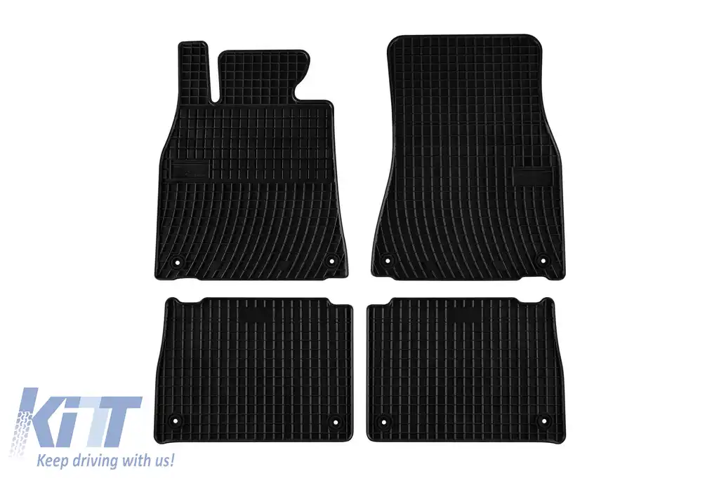 Mănuși de cauciuc specifice, potrivite pentru Lexus LS 200 2000-2006, set de 4 piese, culoare neagră din seria Frogum El Toro