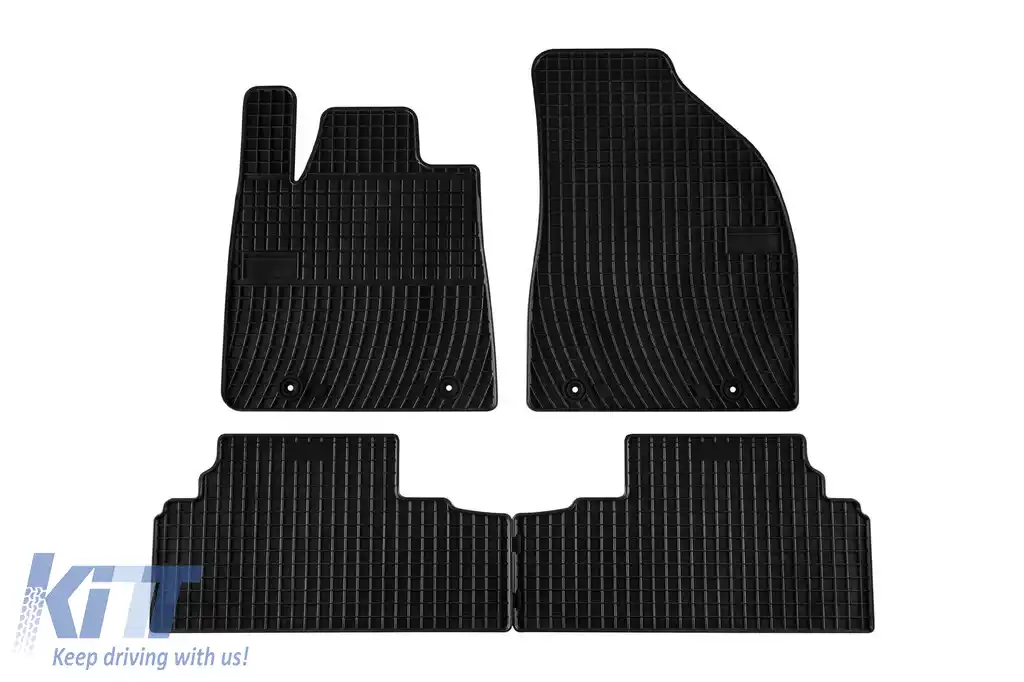 Mănuși de cauciuc specifice potrivite pentru seria Frogum El Toro pentru Lexus RX Hybrid 2008-2015, set de 4 piese, culoare neagră
