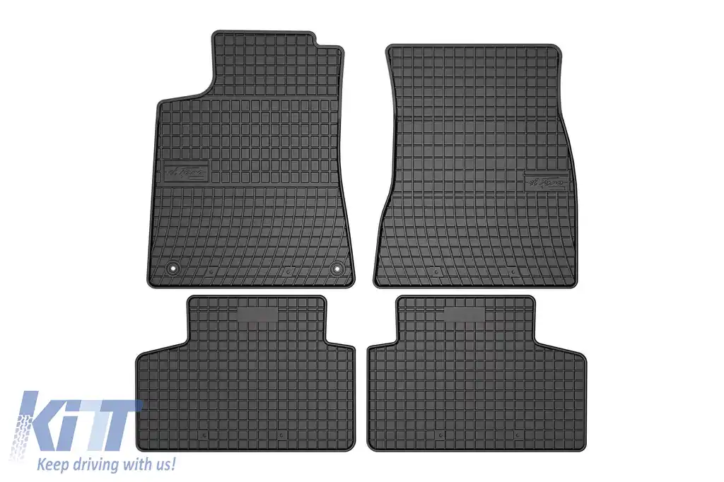 Mănuși de cauciuc specifice potrivite pentru Mercedes GLB X247 după 2019, set de 4 piese, culoare neagră